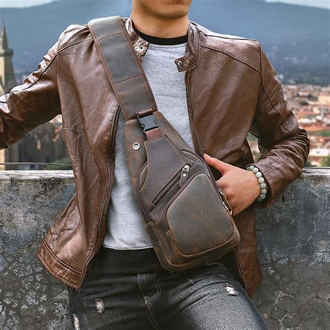 designer men's sling bag.